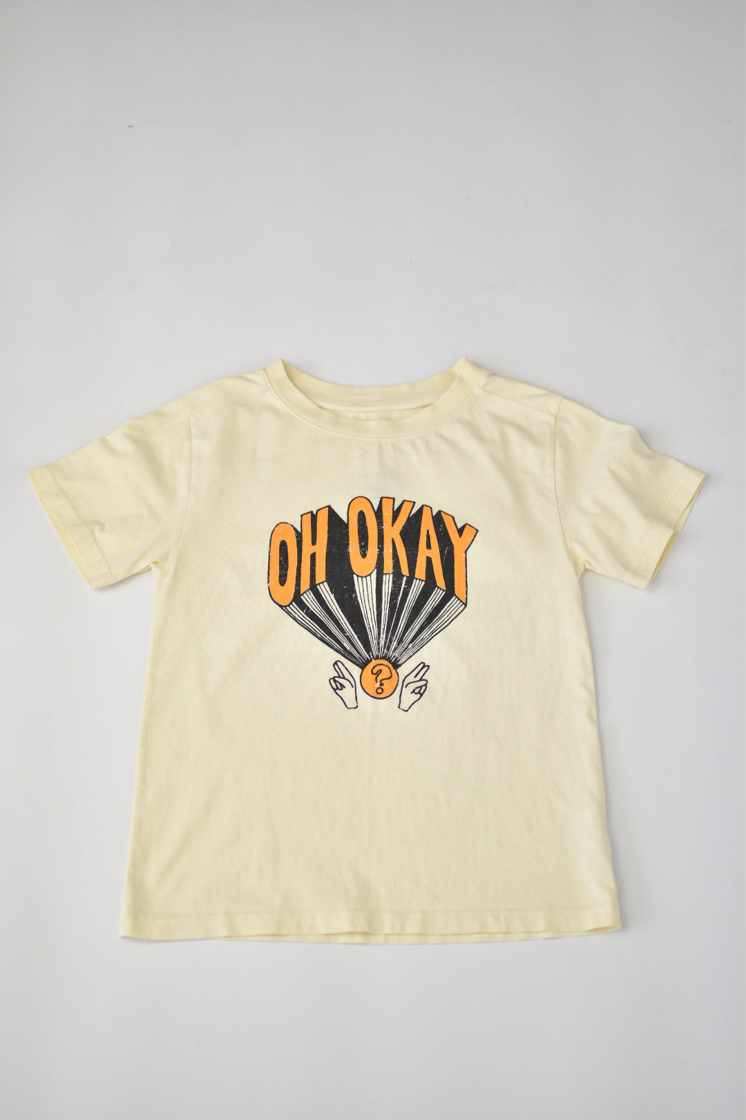 RE LOVED Repose ams T Shirt Size 4 (more like a 6) — front view flat lay