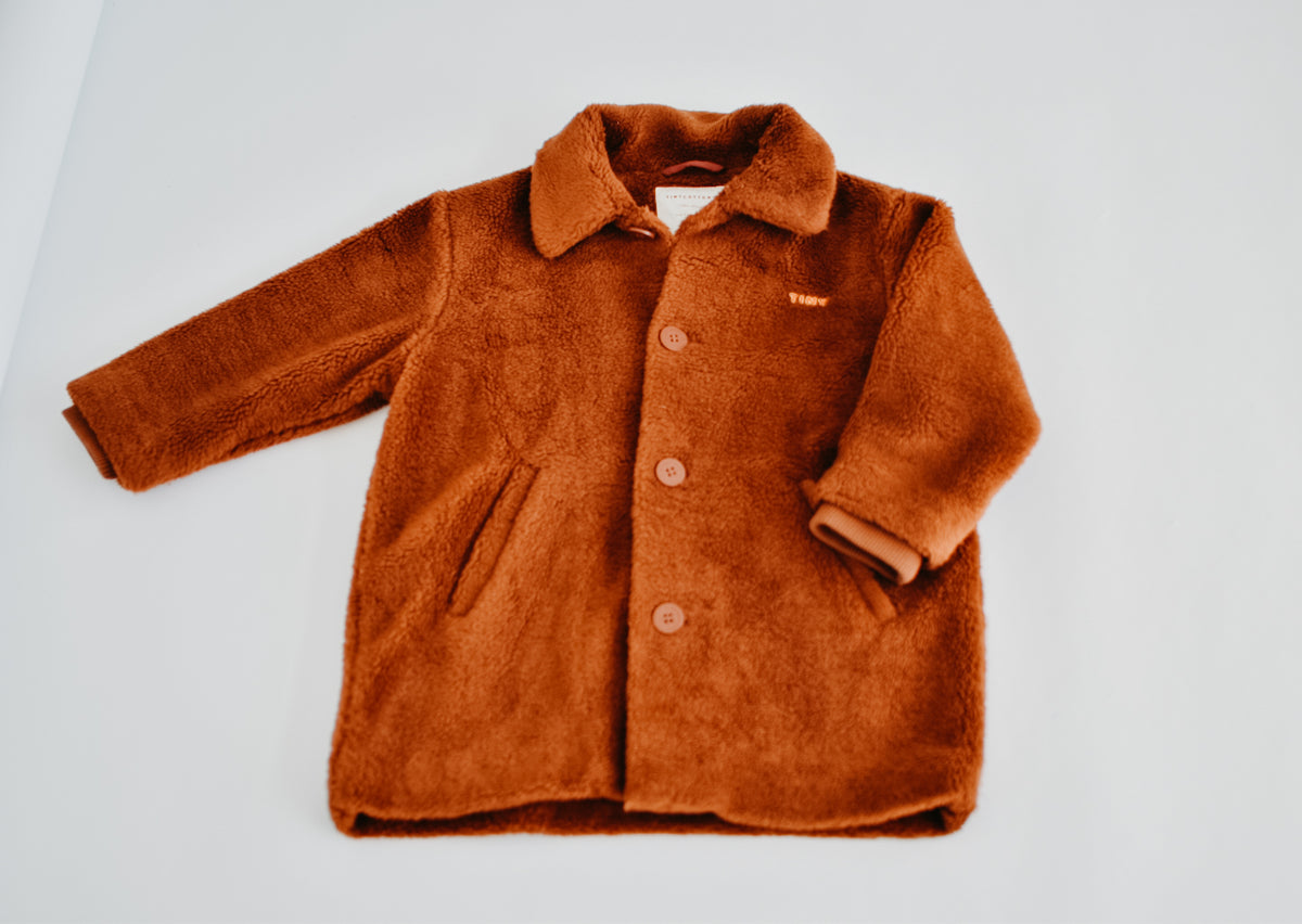 RE LOVED Tiny Cottons Teddy Coat Size 6 — product detail shot