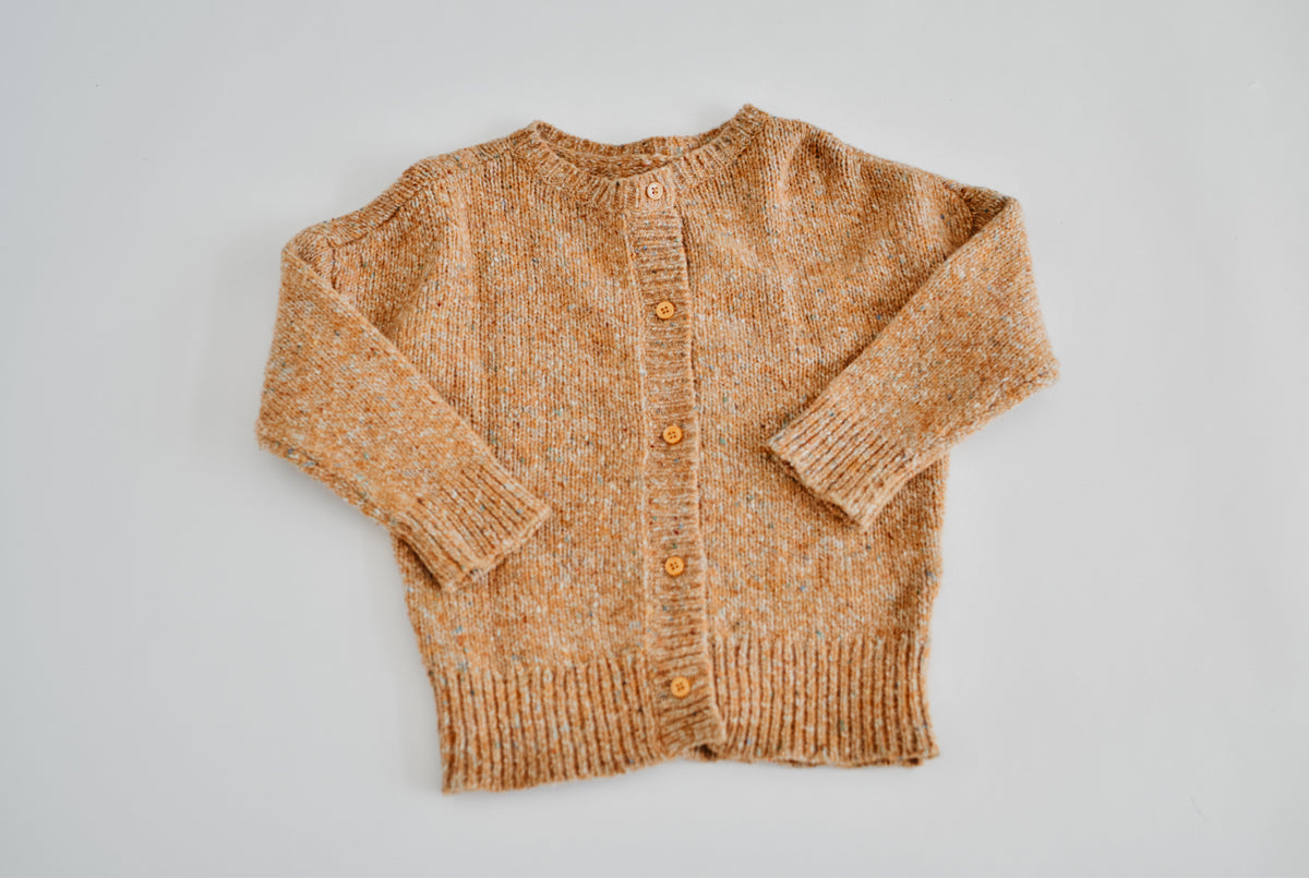 RE LOVED Repose Ams Lambswool cardigan Size 3 — styled lifestyle shot