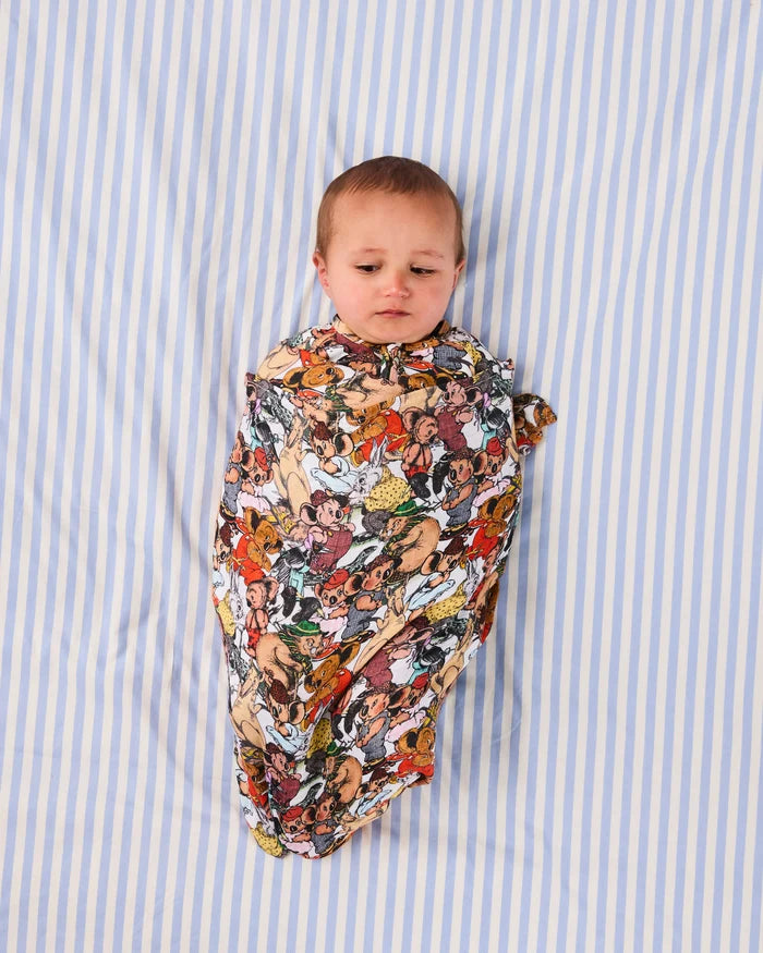 Kip & Co x Blinky Bill BABY | Blinky And Friends Bamboo Swaddle