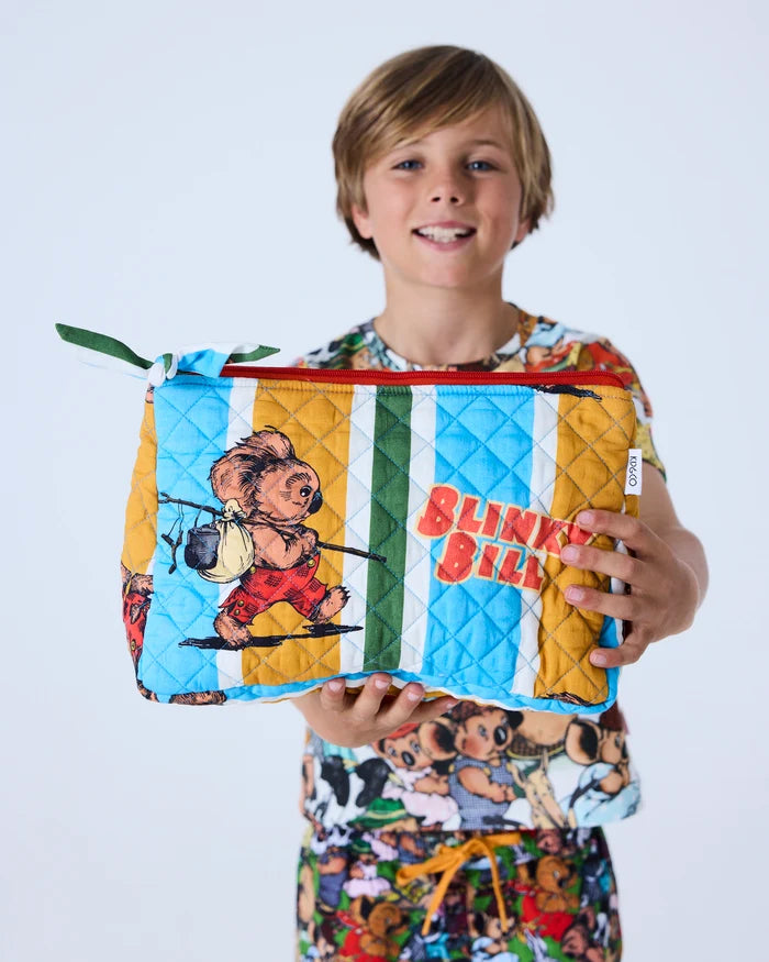 Kip & Co x  Blinky Bill HOME | Adventures With Blinky Quilted Cotton Toiletry Purse