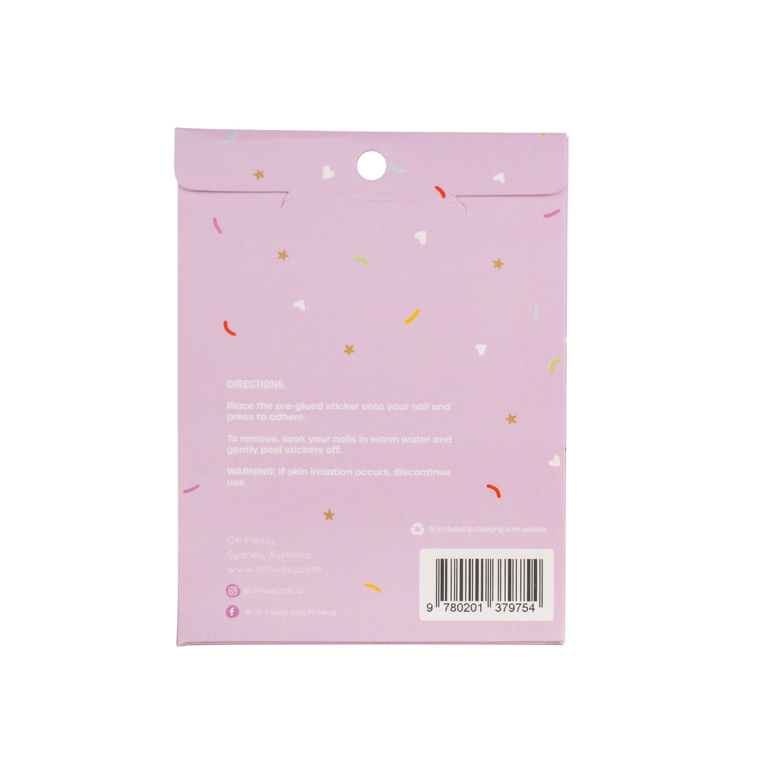 Oh Flossy Nail Stickers Sweets - stickers on nails