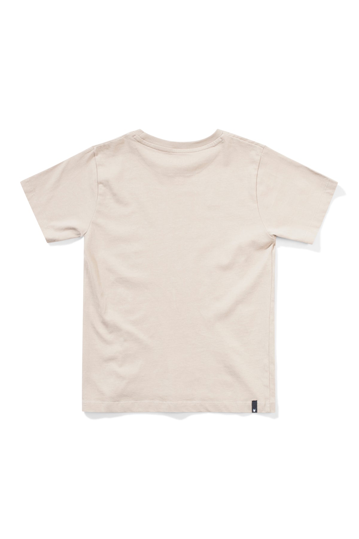 Munster Kids - Missed Me Tee- Sand — back view flat lay