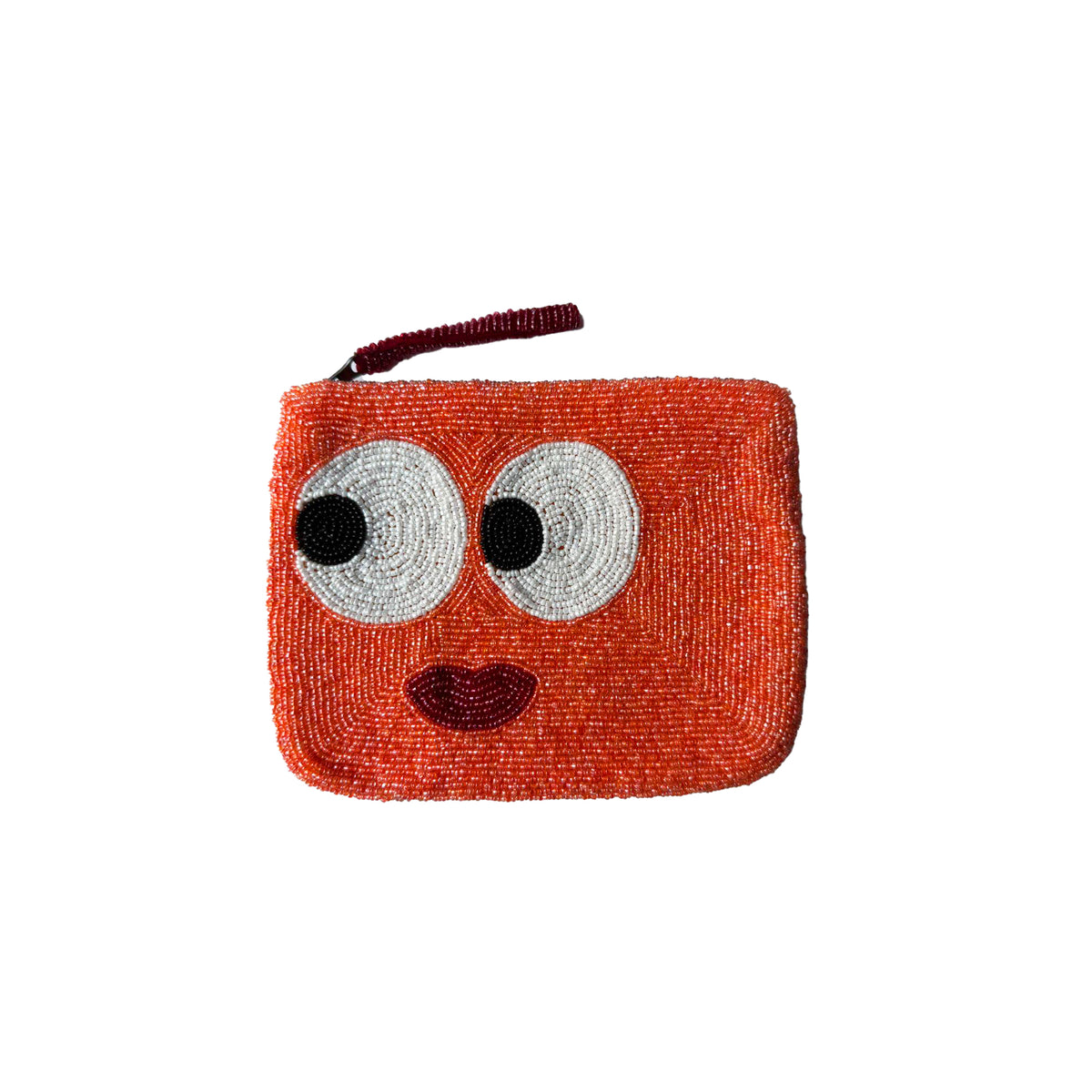 The Jacksons Big Eyes Sweetheart beaded purse - product flatlay