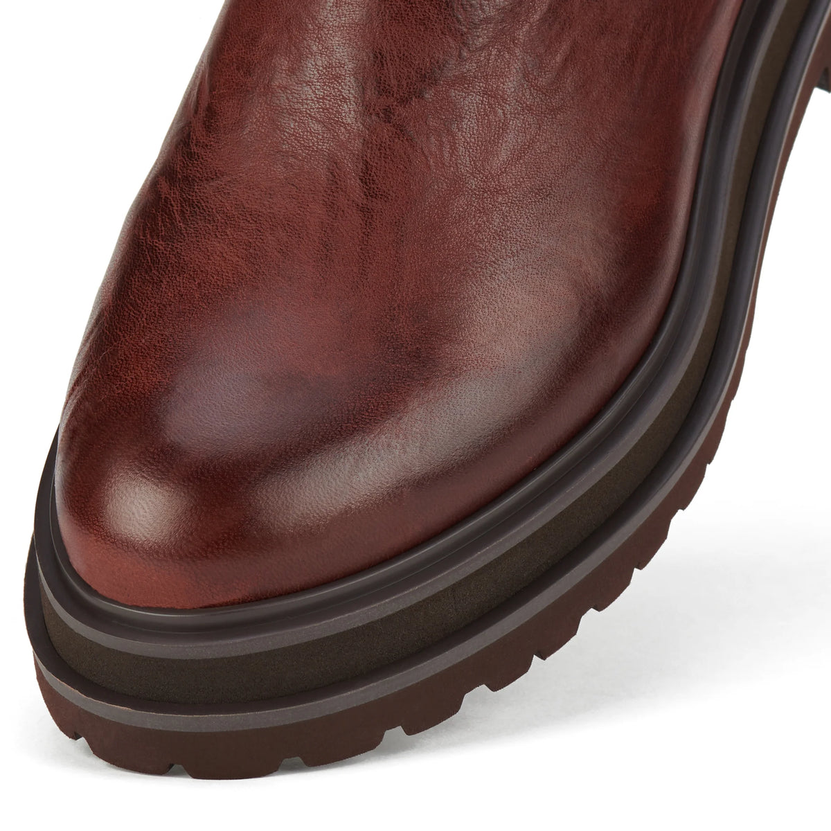 Rollie Nation - Chelsea Step Vintage Mocha — front view flat lay