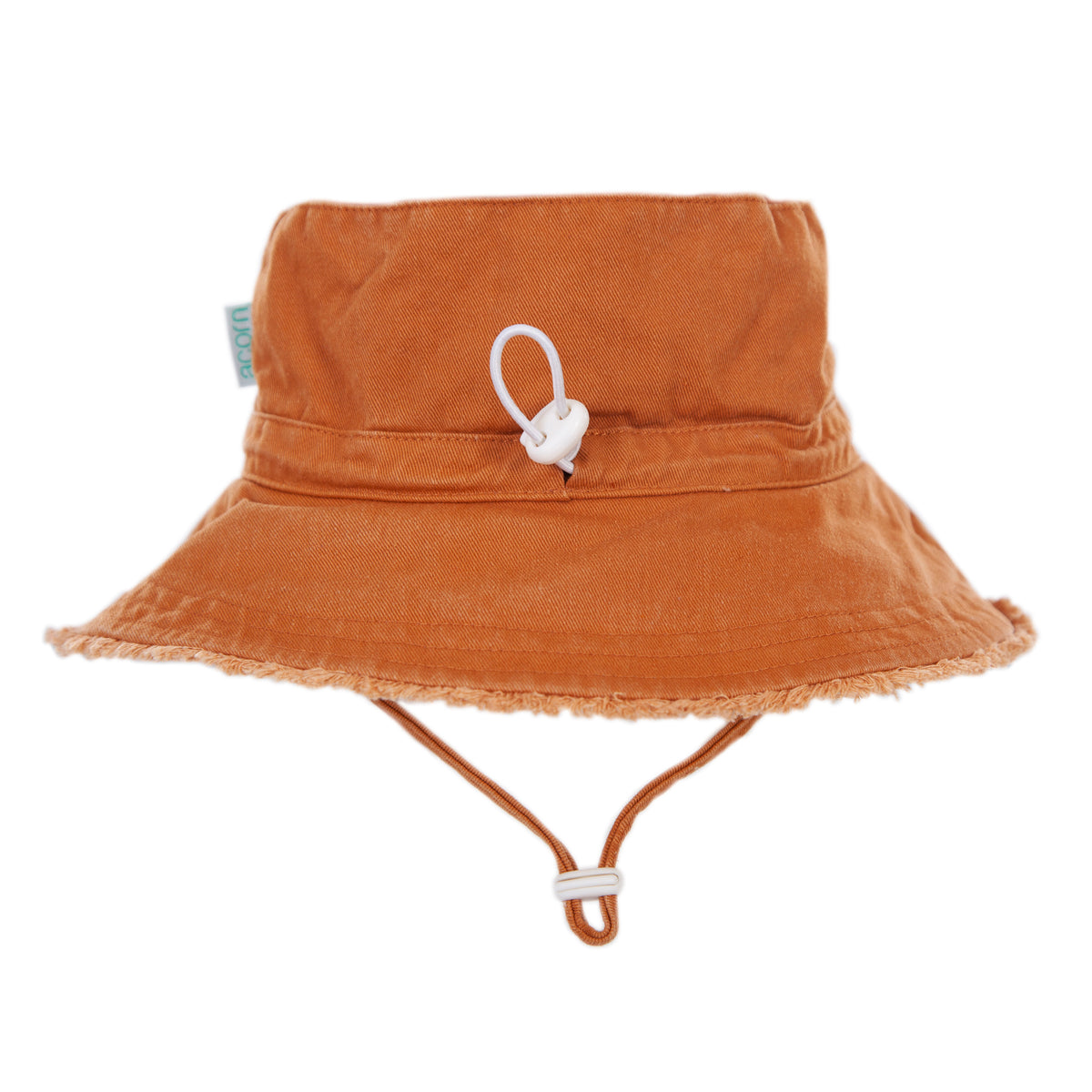 Acorn Chestnut Frayed Bucket Hat - lifestyle styled