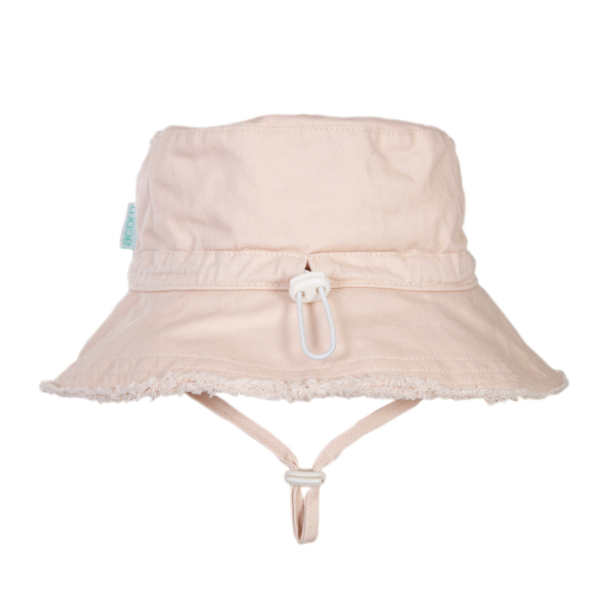 Acorn Vanilla Frayed Bucket Hat - lifestyle styled