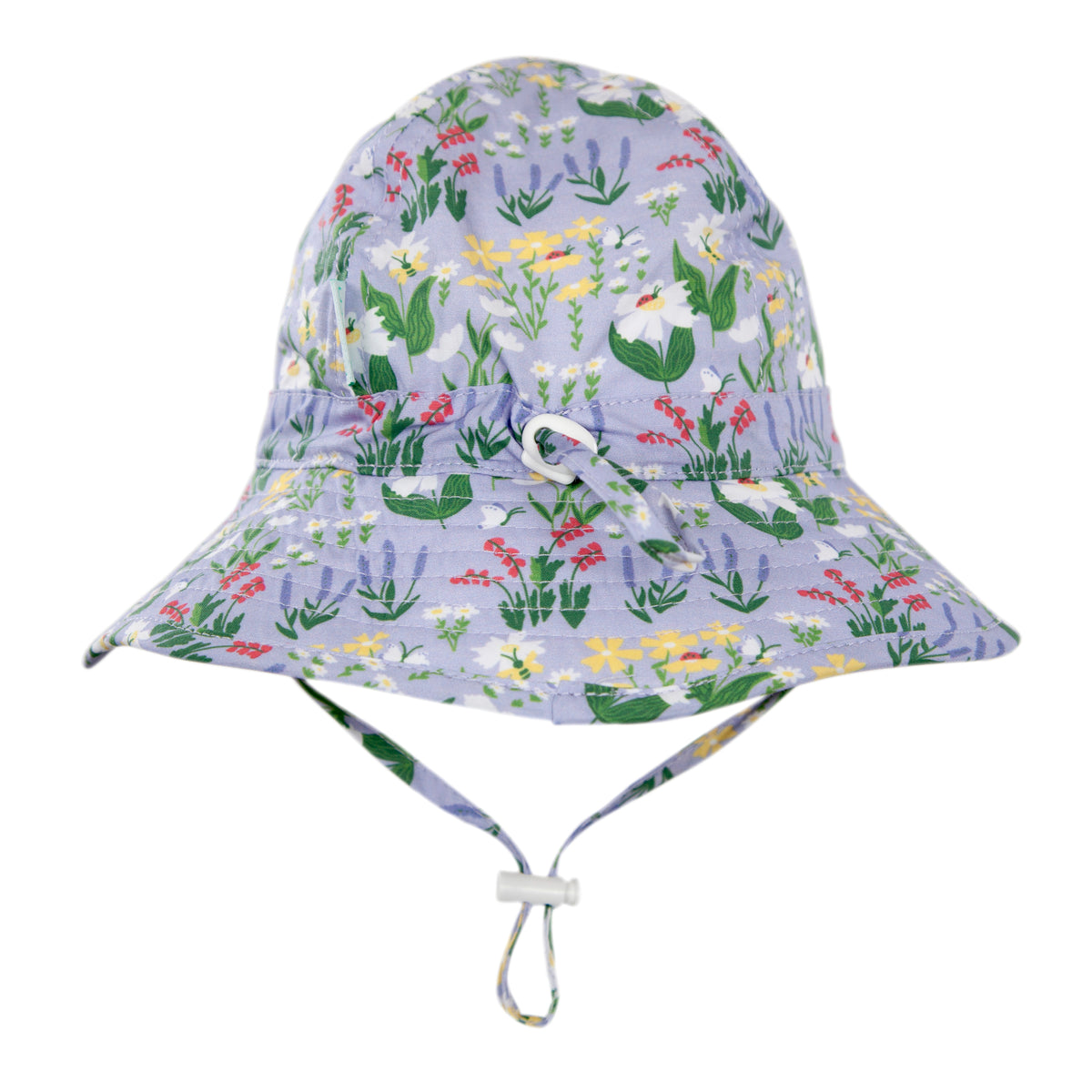 Acorn Baby Chateau Blooms Wide Brim Infant Hat - lifestyle styled
