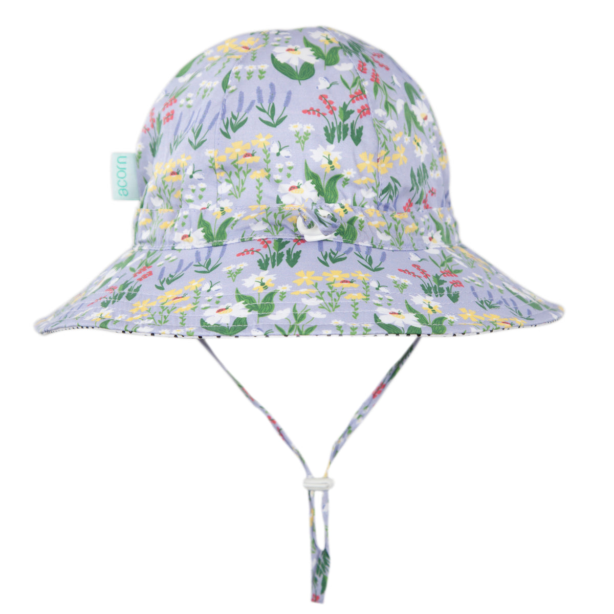 Acorn Chateau Blooms Wide Brim Hat - lifestyle styled