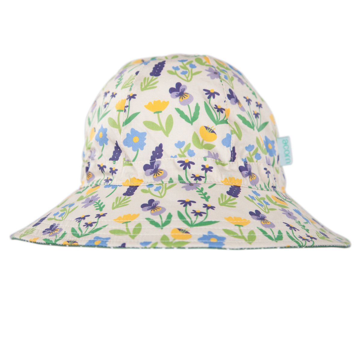 Acorn Springtime Wide Brim Hat - product flatlay