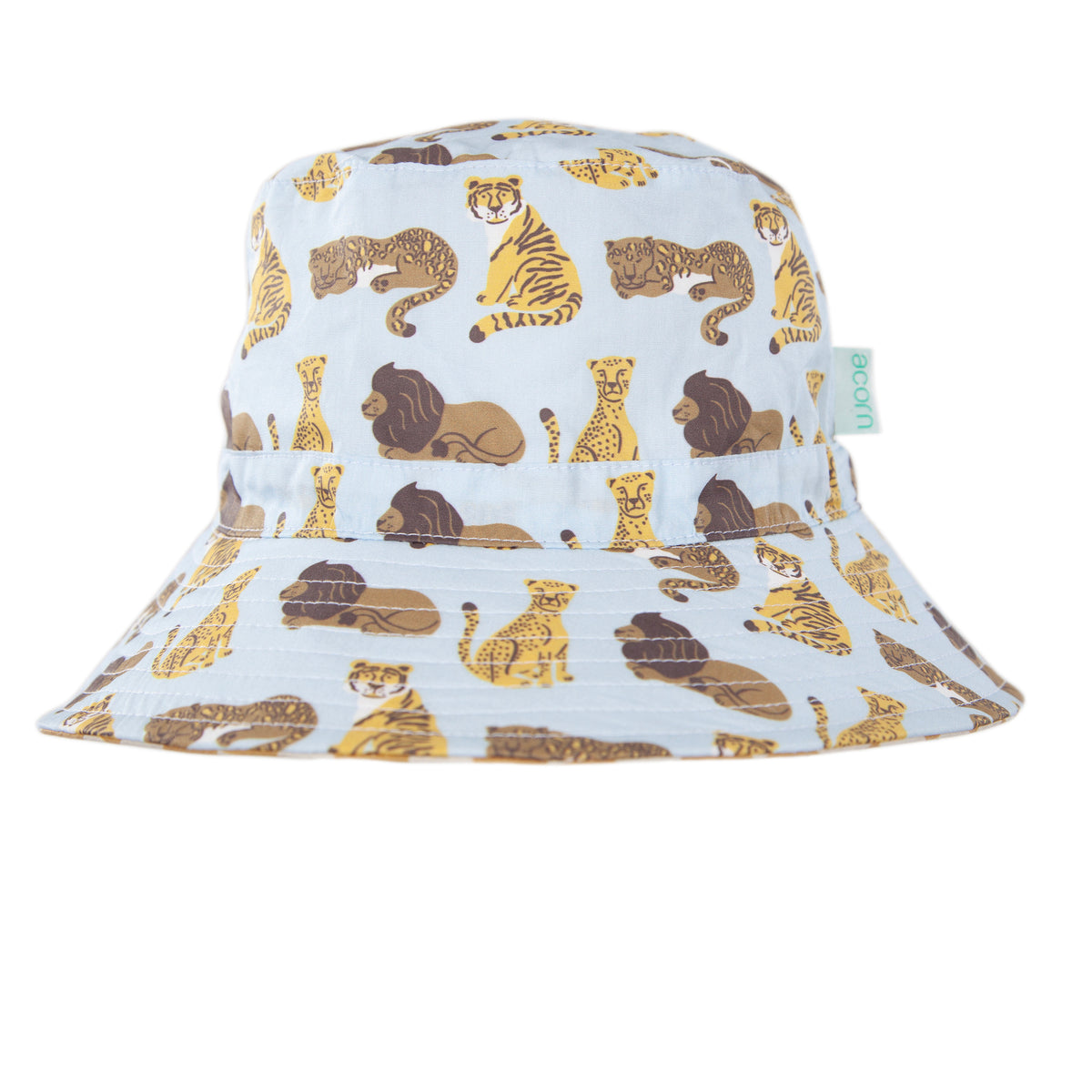 Acorn Jungle Kings Wide Brim Bucket Hat - product flatlay