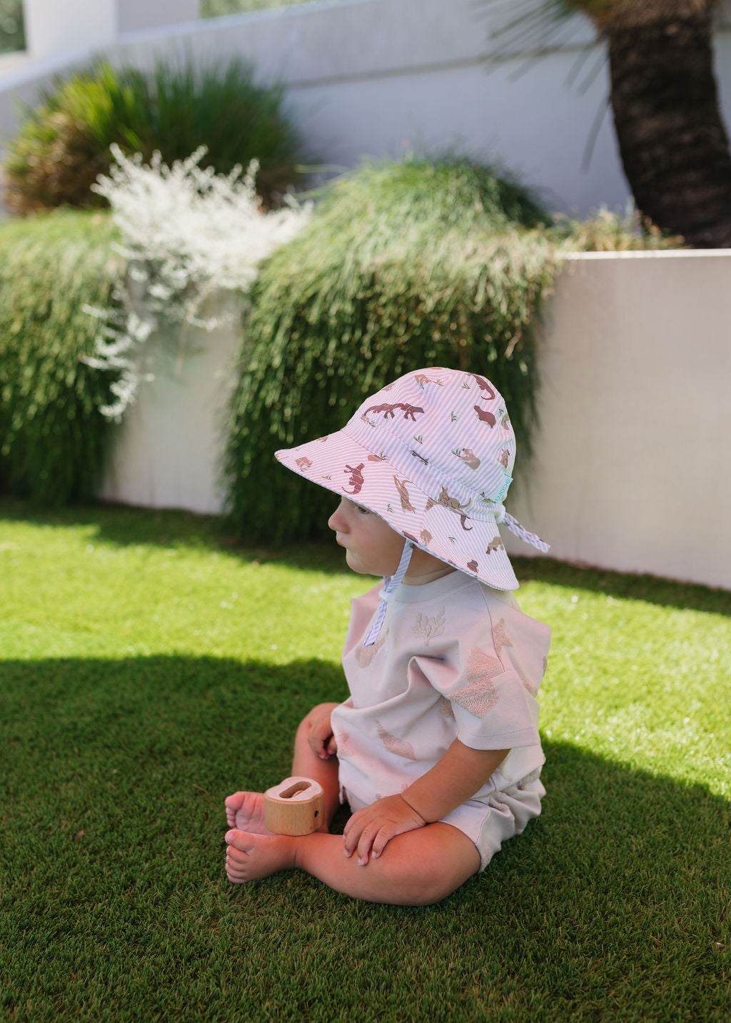 Acorn BABY | Outback Pals Wide Brim Infant Hat