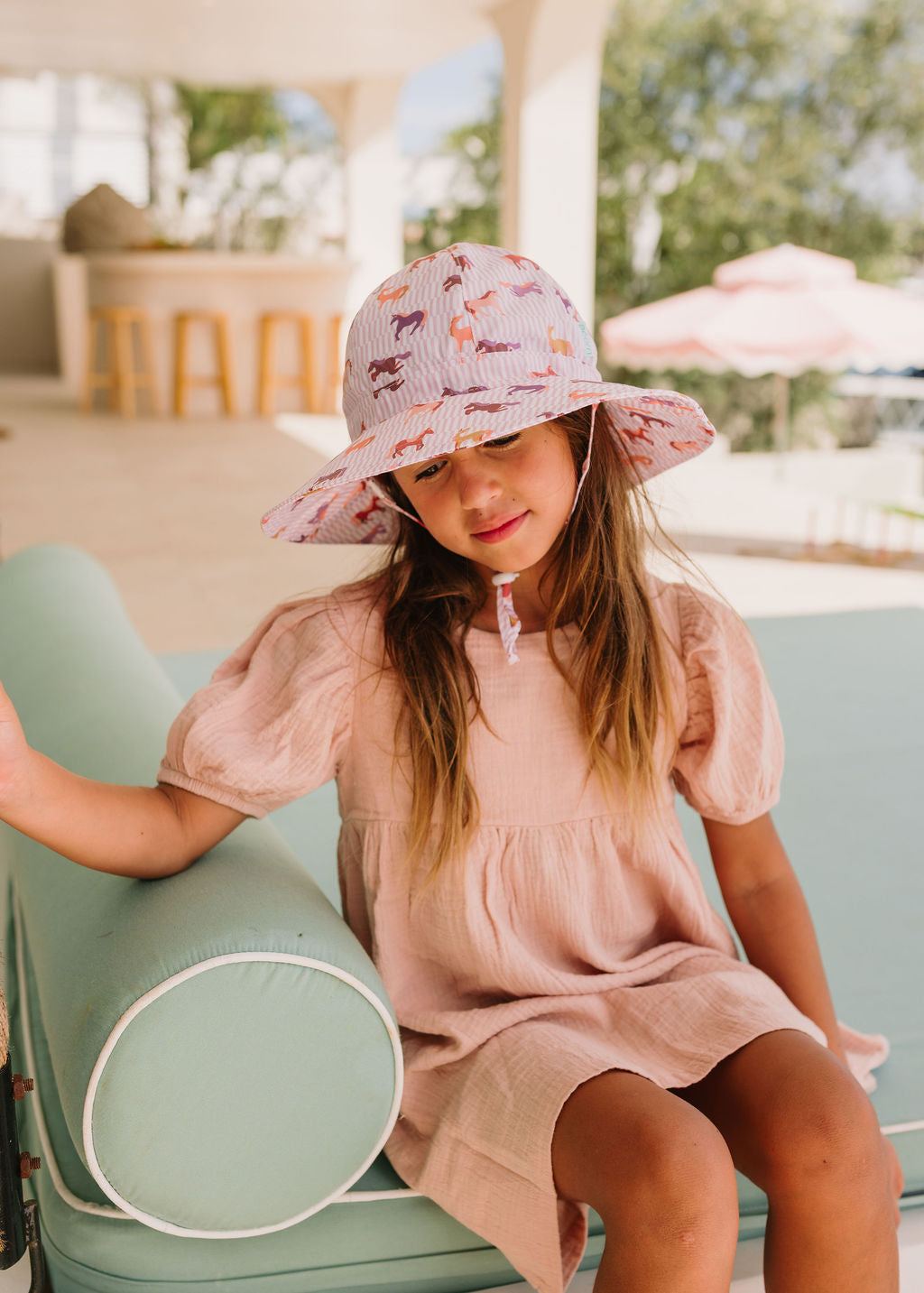 Acorn | Lilac Unicorn Wide Brim Sunhat