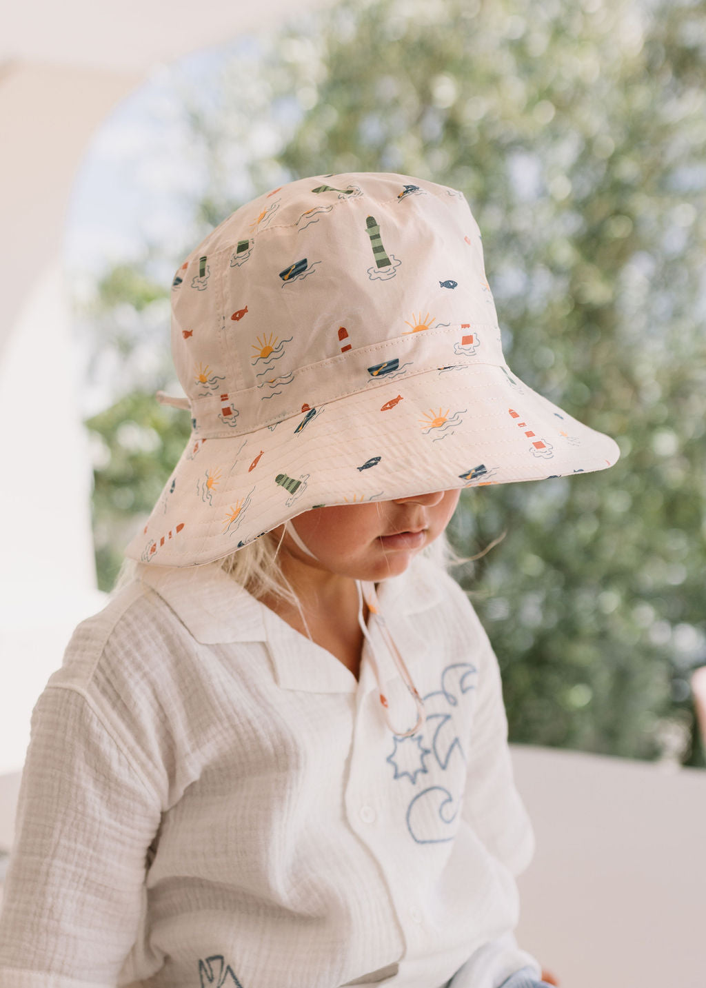 Acorn | Lighthouse Wide Brim Bucket Hat