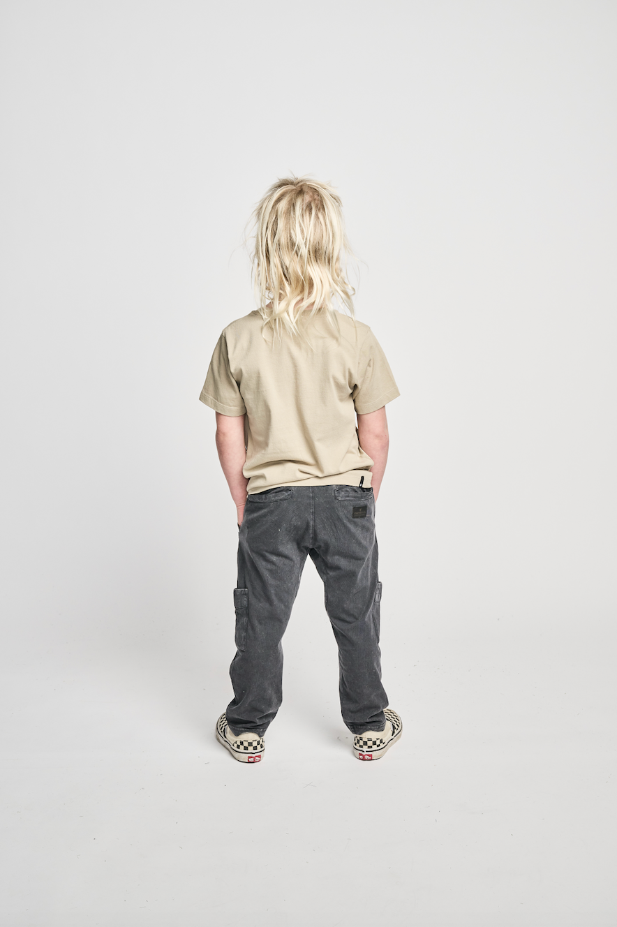 Munster Kids - Missed Me Tee- Sand — styled lifestyle shot