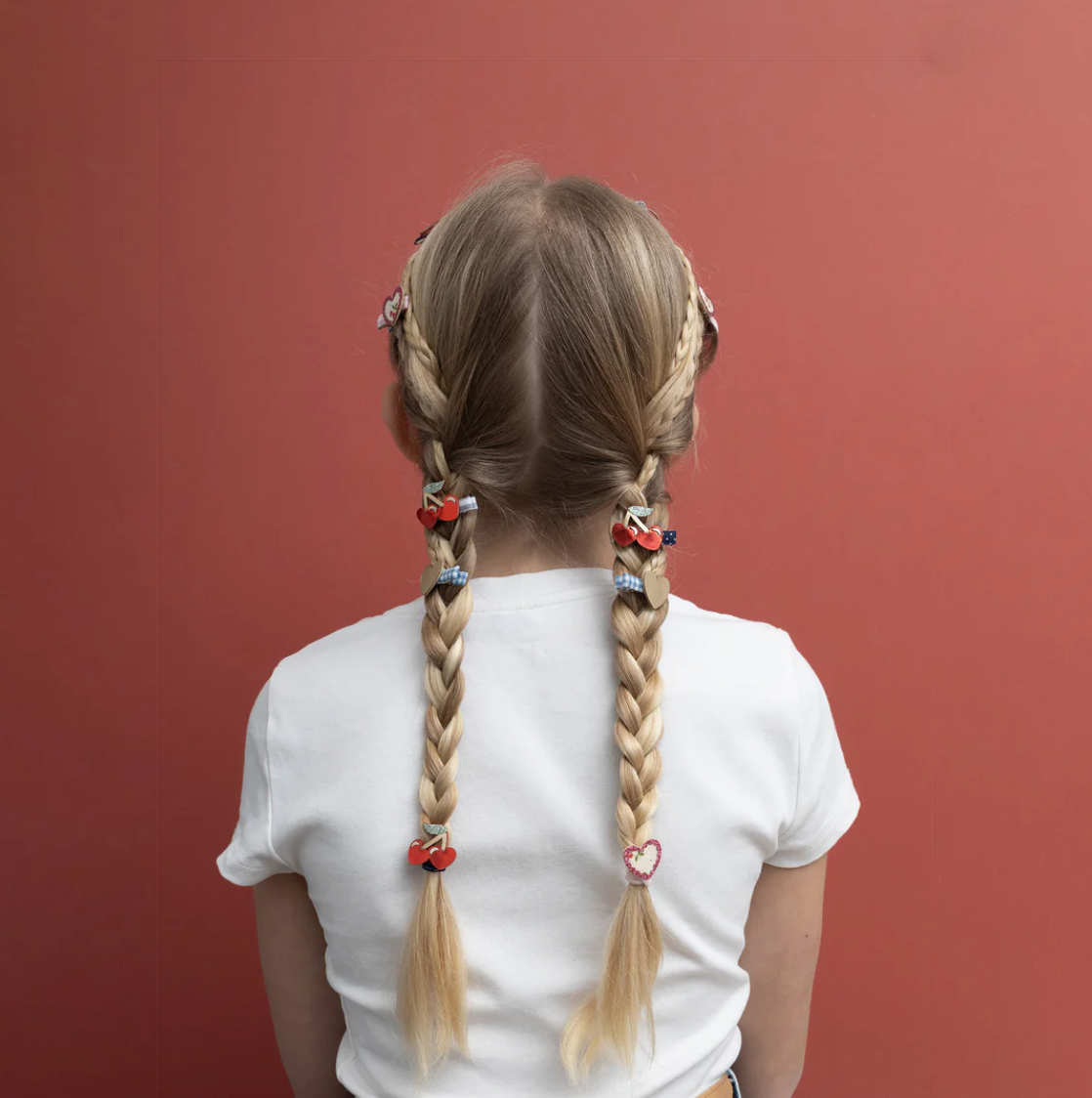 Mimi and Lula - Red Cherries Mini Ponies — product detail shot