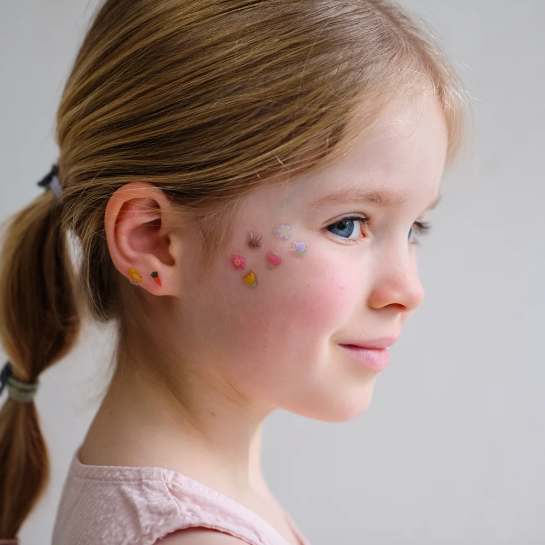 Mimi and Lula - Bunny Stick On Earrings — styled lifestyle shot