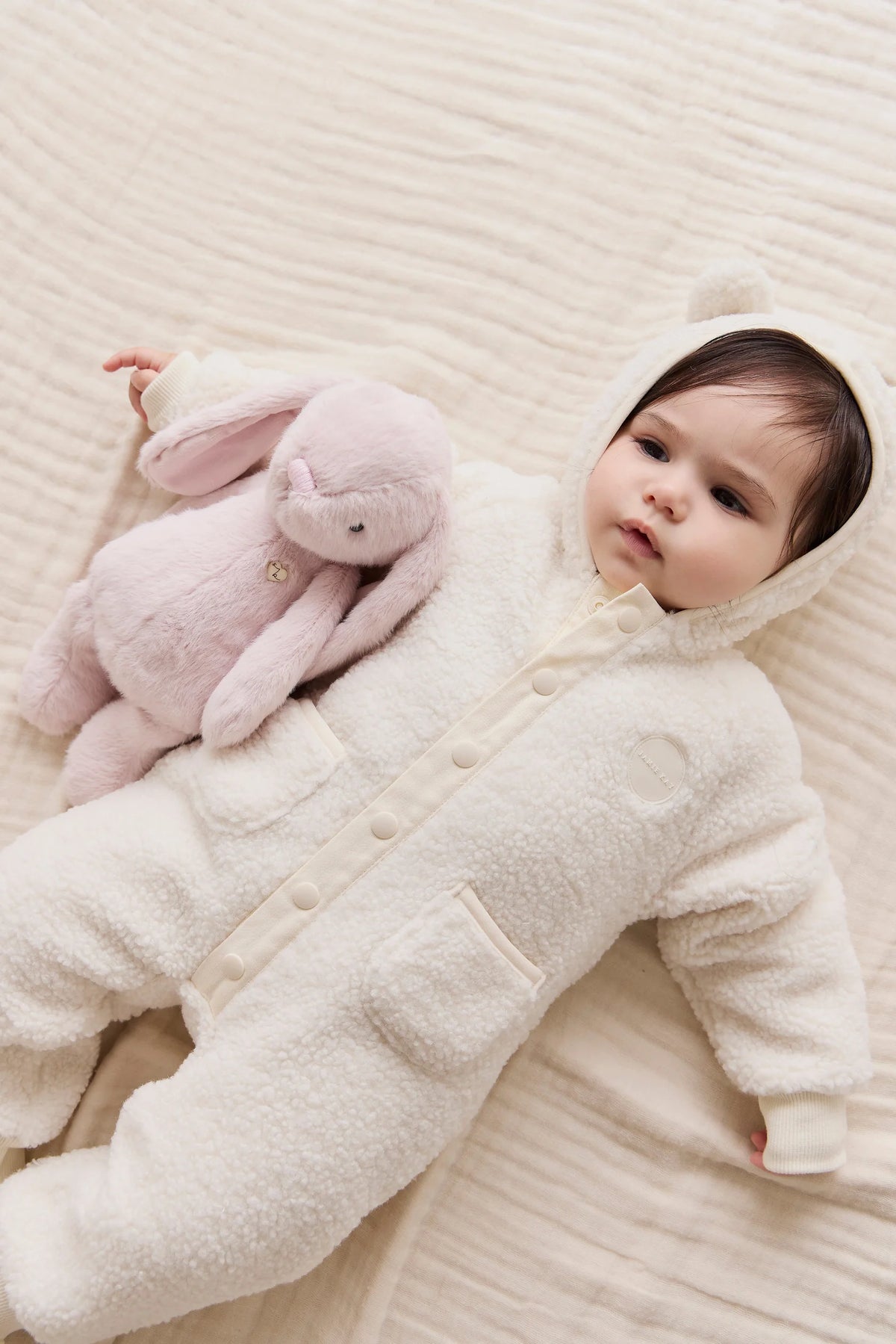 Jamie Kay Snuggle Bunnies |  Penelope the Bunny - Blossom 30cm