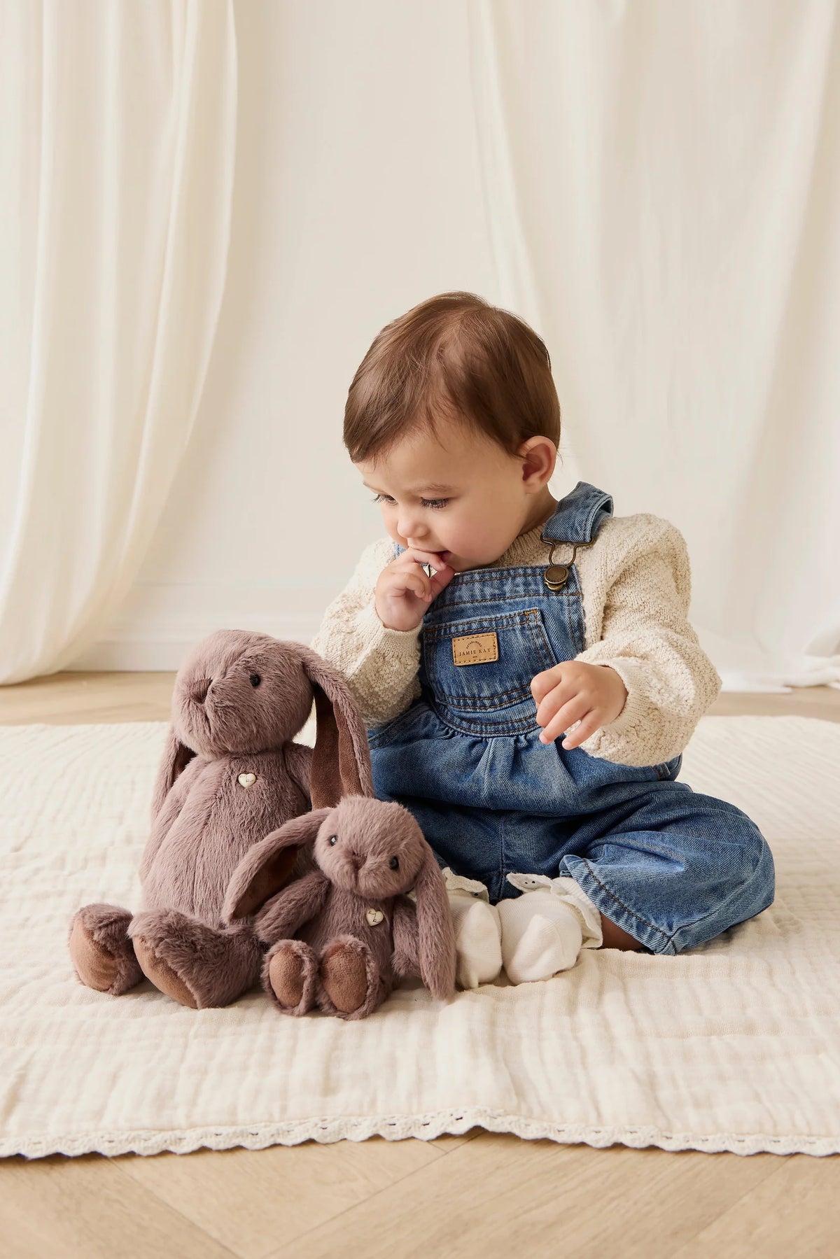 Jamie Kay Snuggle Bunnies |  Penelope the Bunny - Spice 30cm