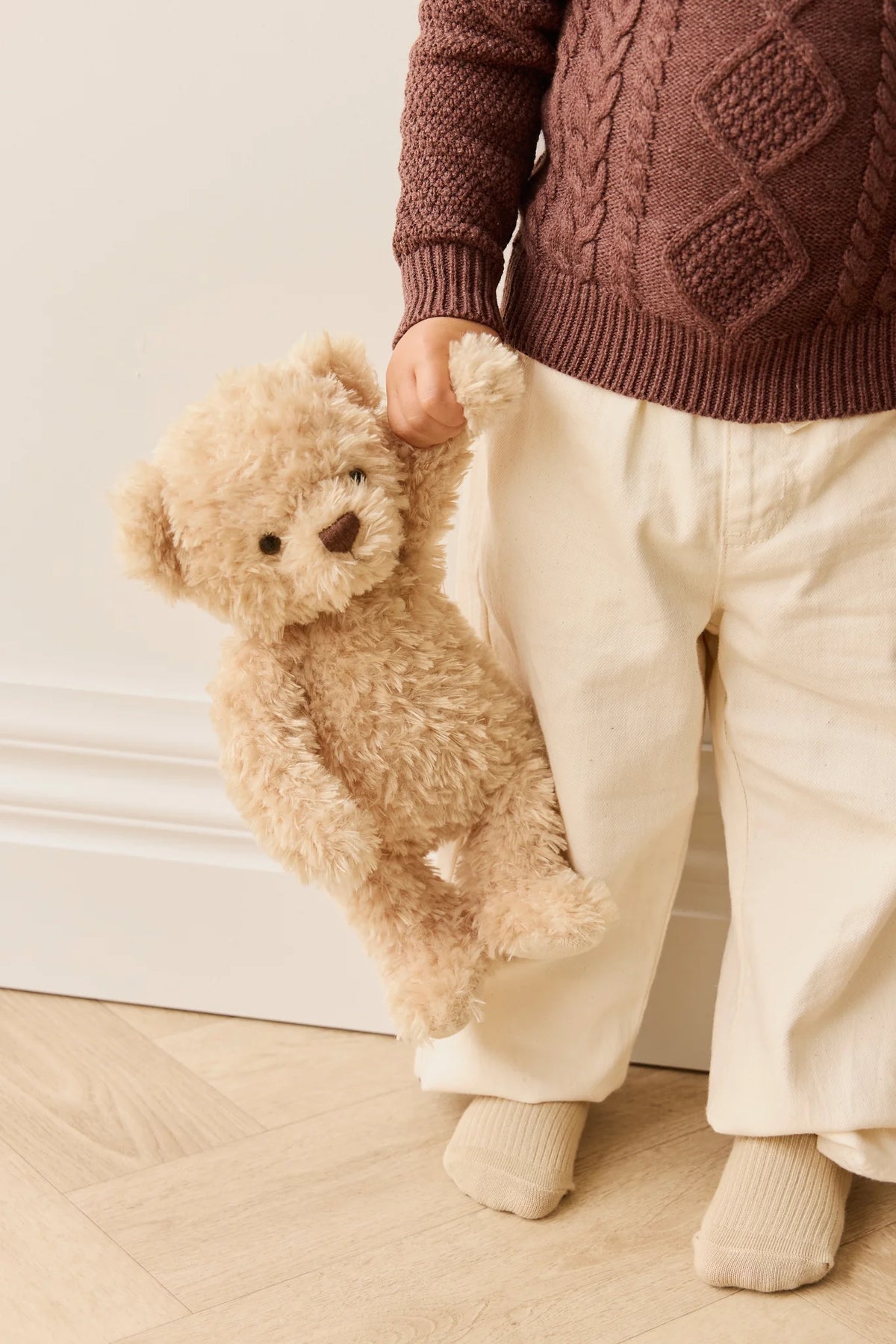 Jamie Kay Snuggle Bunnies - Arthur the Bear — styled lifestyle shot