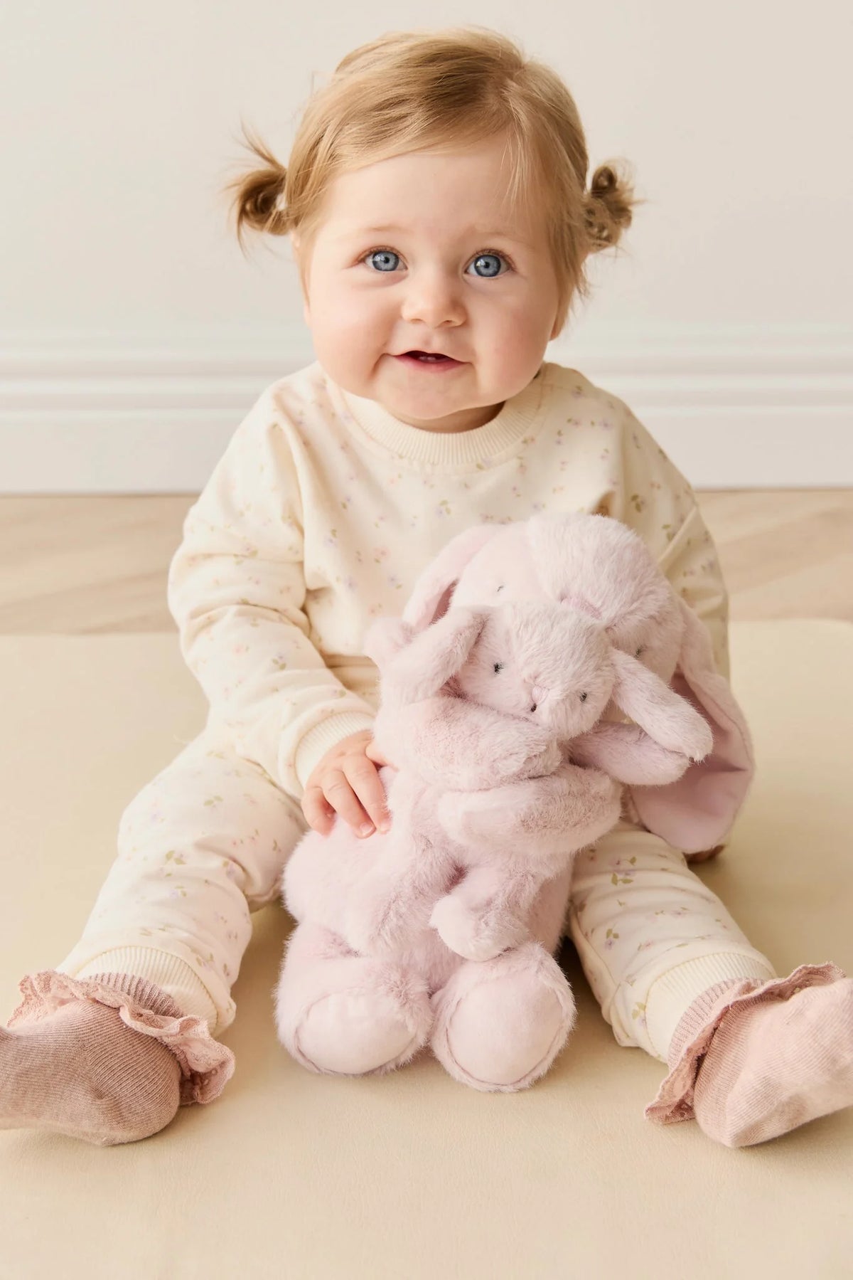 Jamie Kay Snuggle Bunnies | Frankie the hugging Bunny - Blush 30cm