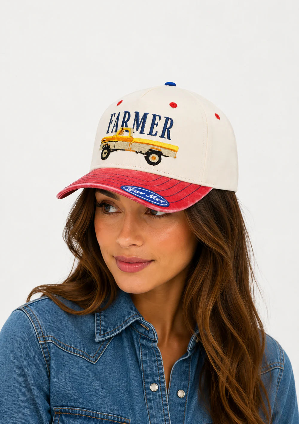 FAR MER by Whitney - The Americana Cap — product detail shot