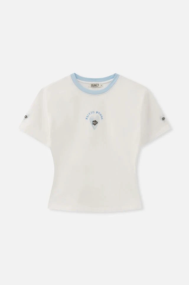 Maku Tutto Passa fitted tee - product flatlay