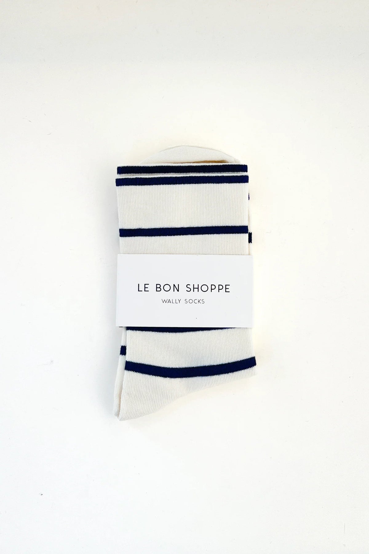 Le Bon Shoppe | Wally Socks Navy Breton Stripe