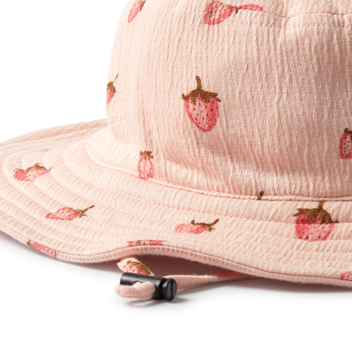 Wilson and Frenchy Strawberry Kisses Organic Sun Hat - baby wearing hat