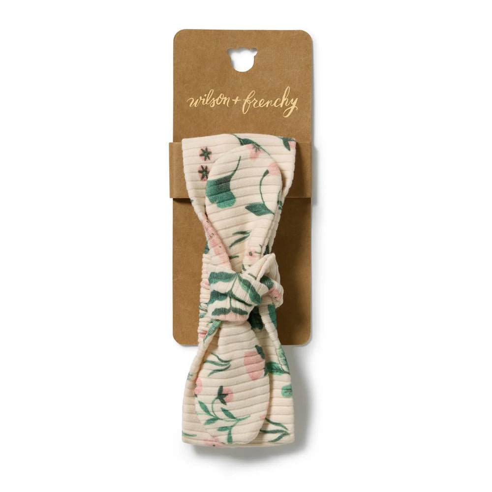Wilson & Frenchy Sweet Bloom organic baby headband, view 2