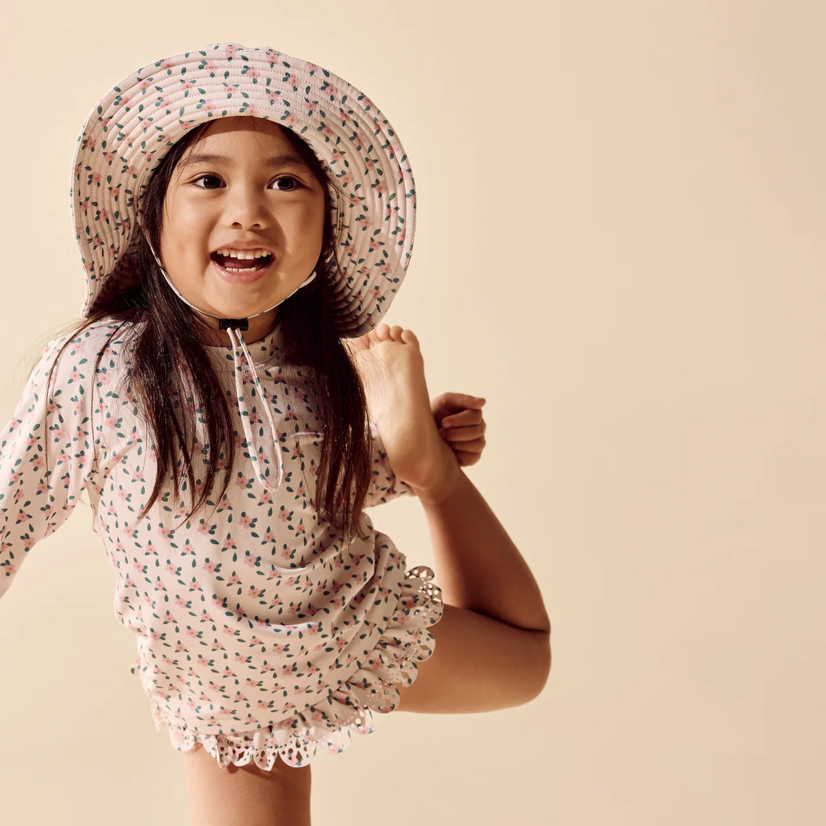 Wilson & Frenchy Little Blossom kids swim sun hat, view 4