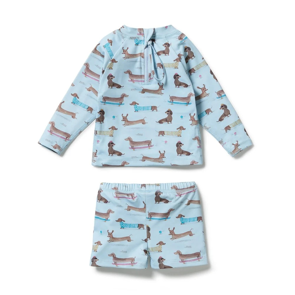 Wilson & Frenchy Dashing rashie swim set, view 3