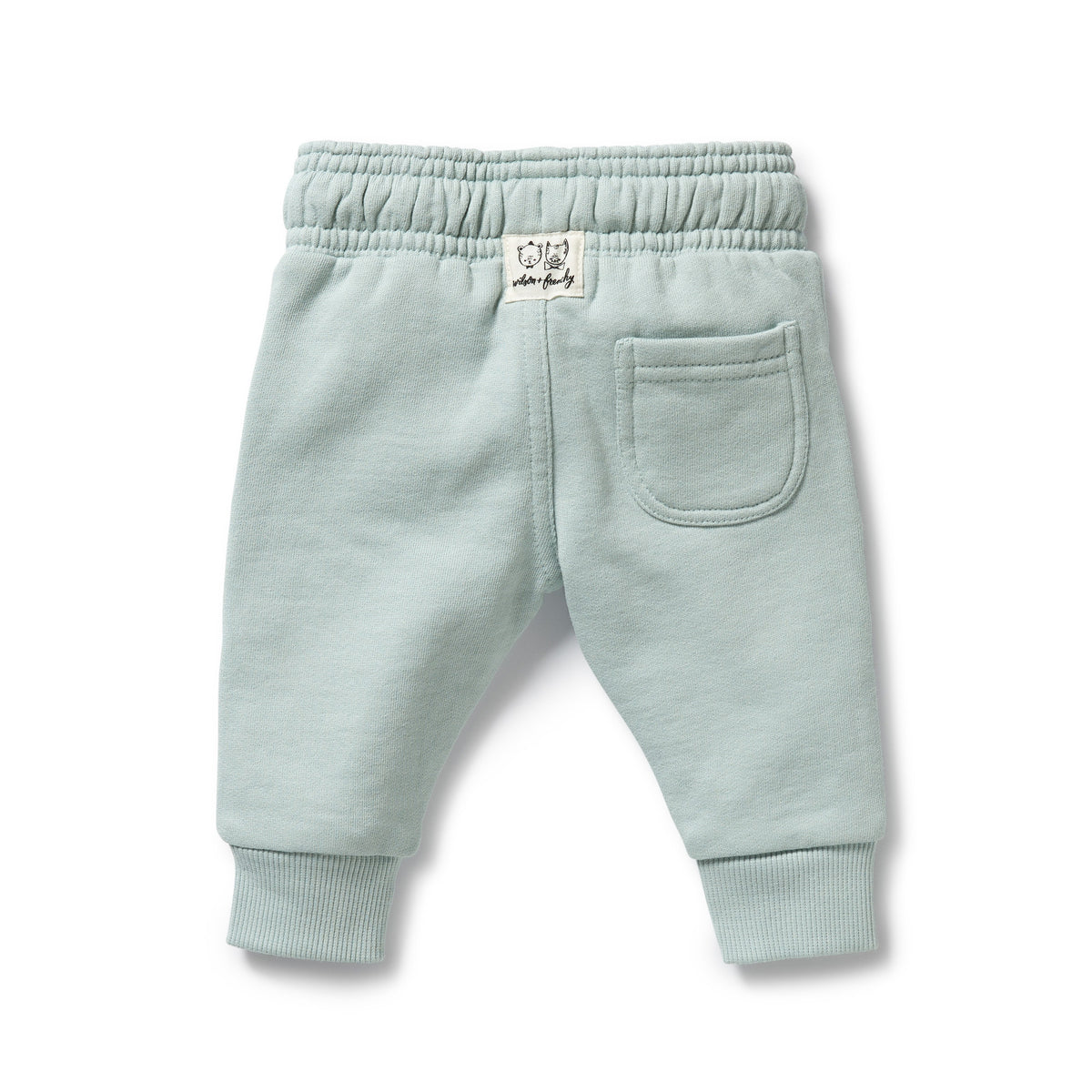 Wilson and Frenchy Sage Organic Terry Sweat Pant - waistband detail