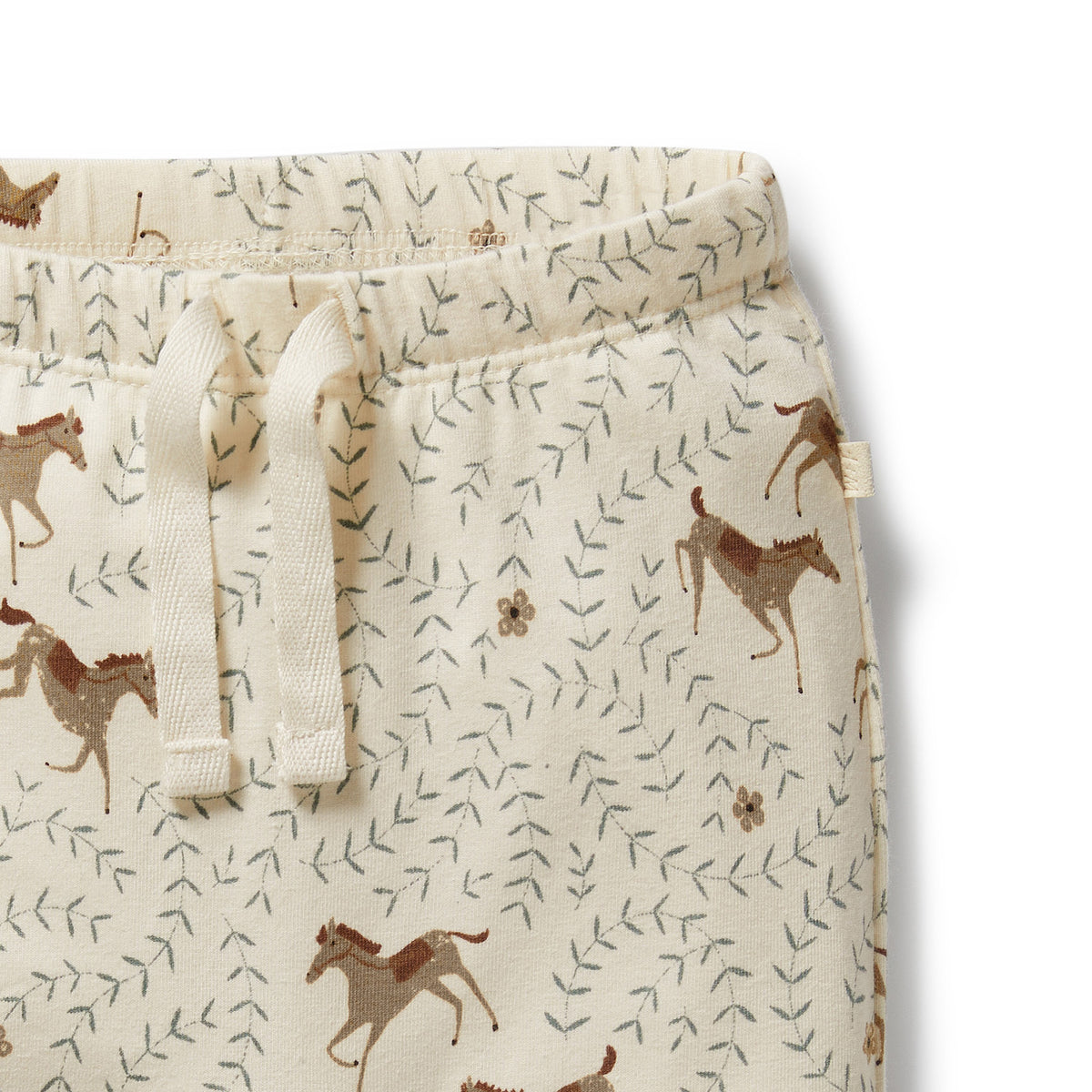 Wilson and Frenchy Trixie Horse Organic Legging - baby wearing leggings