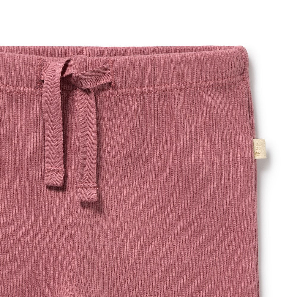 Wilson and Frenchy Plum Organic Rib Legging - lifestyle styled