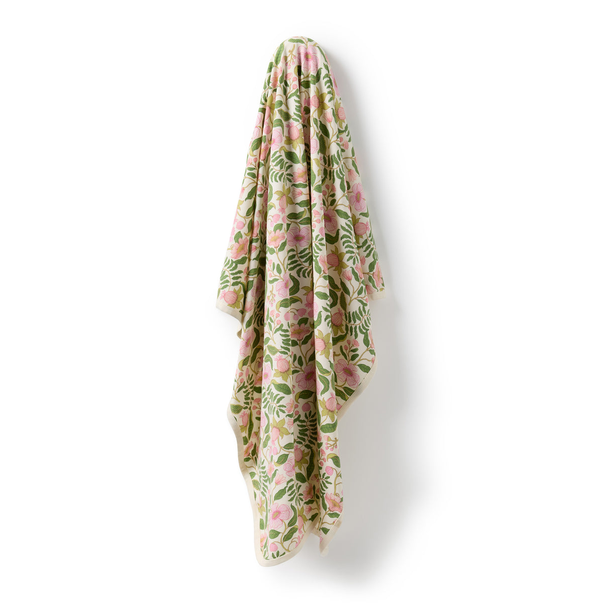 Wilson and Frenchy Ma Fleur Organic Bunny Rug - baby wrapped in rug