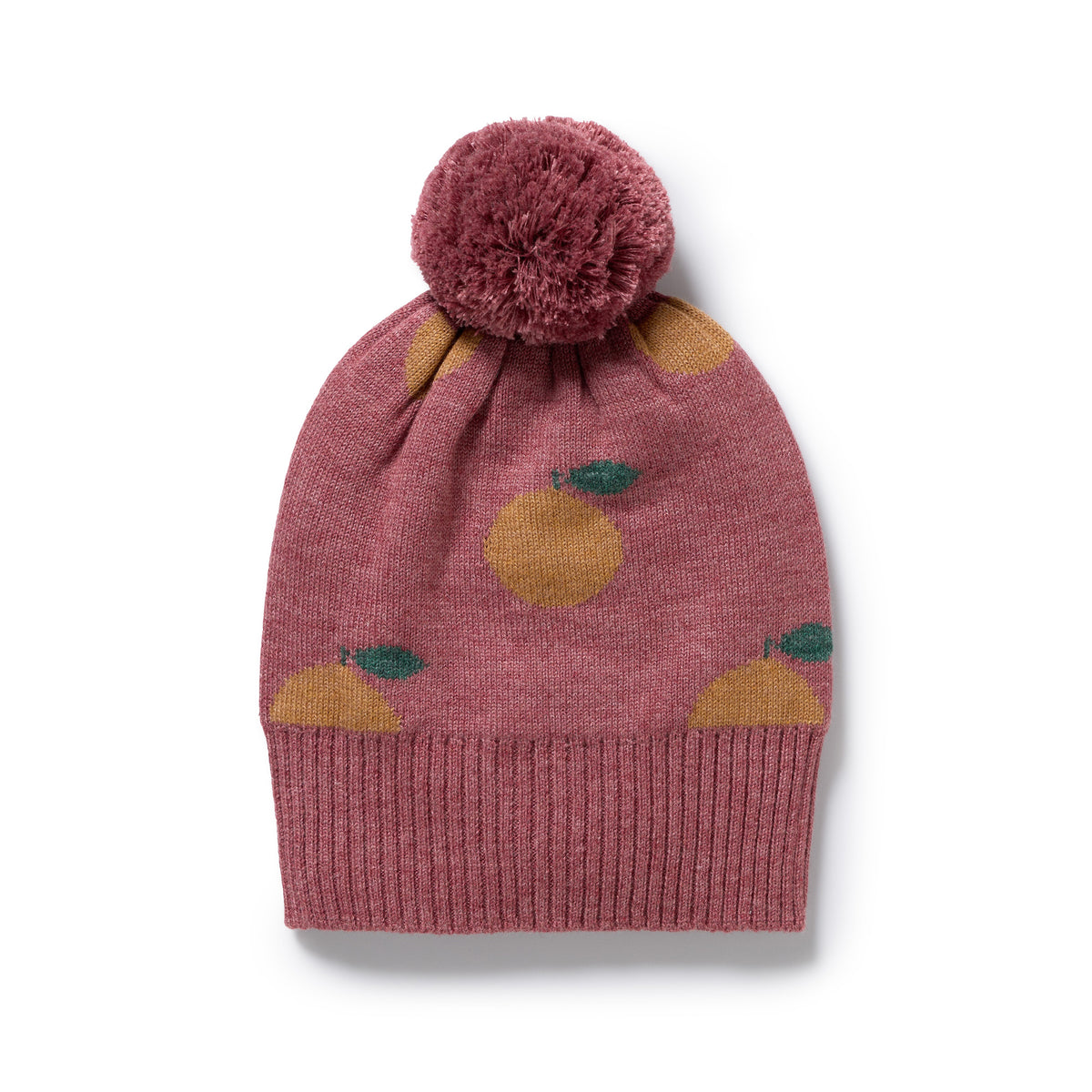 Wilson and Frenchy Clementine Organic Knitted Jacquard Hat - lifestyle styled