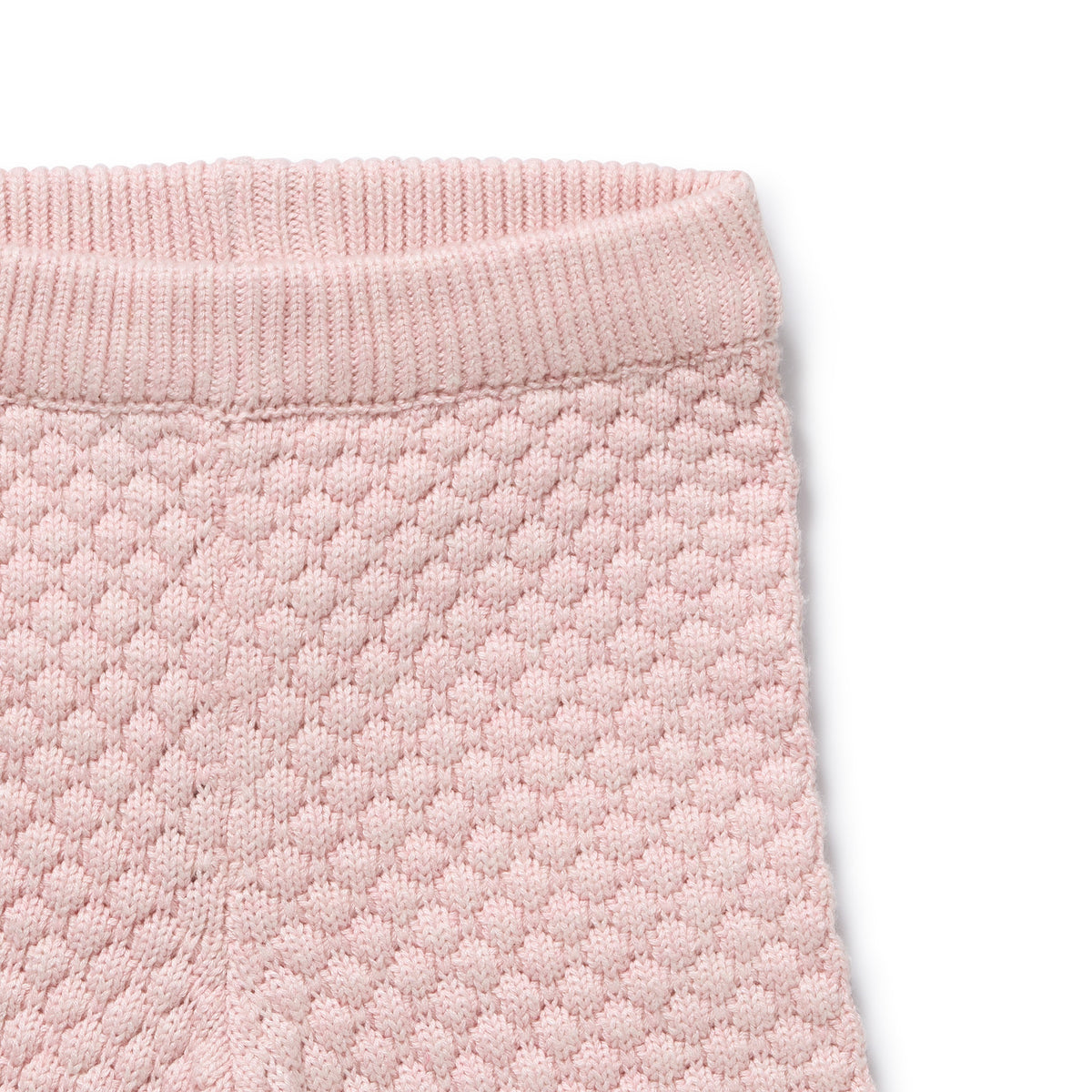 Wilson and Frenchy Marshmallow Organic Knitted Bubble Pant - product flatlay