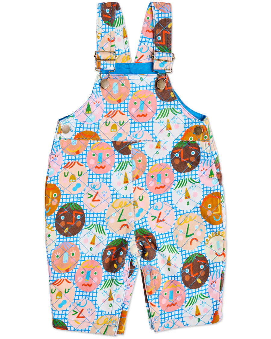 Kip and Co Cheer Up overalls - front strap and buckle detail