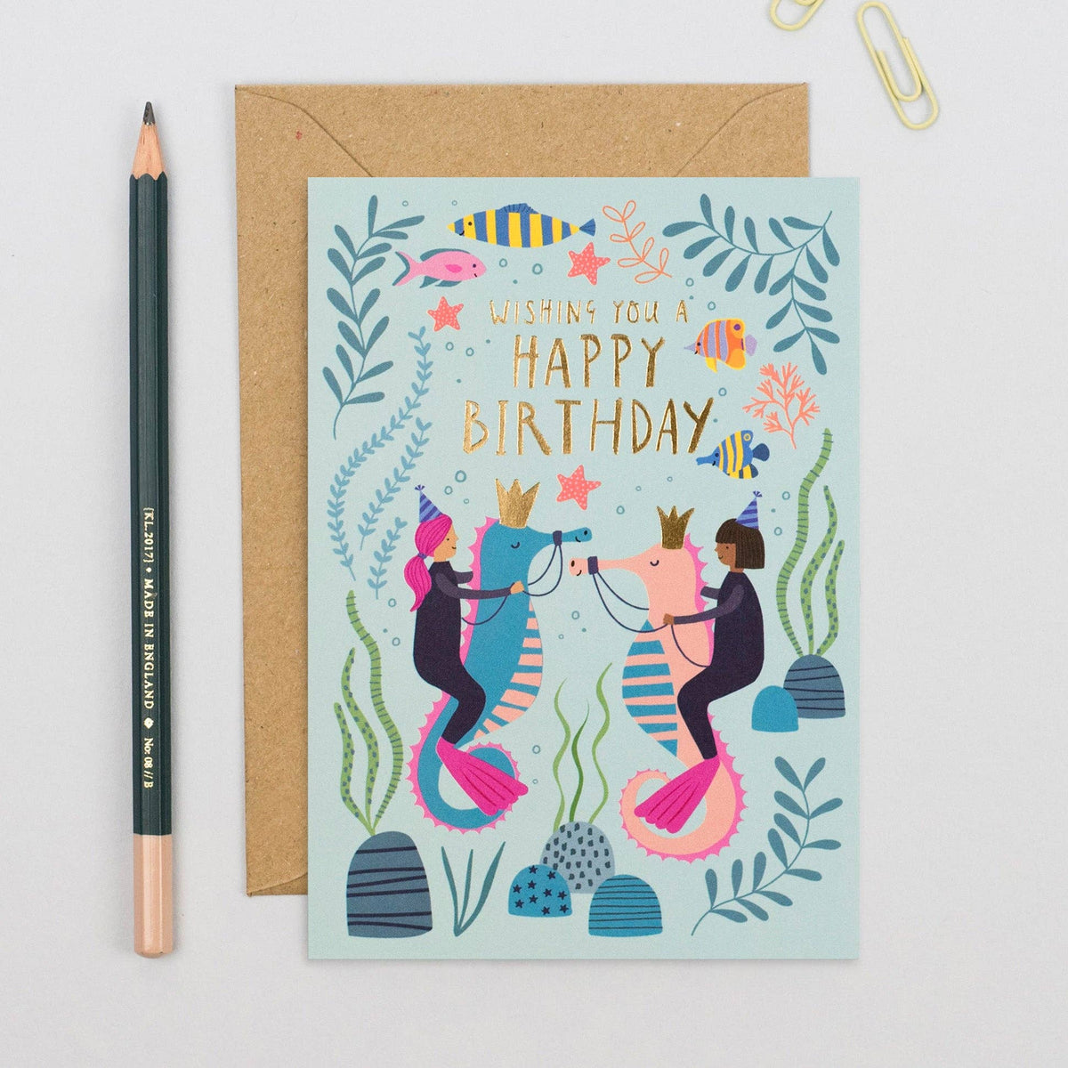 Mifkins | Under the Sea Kid's Birthday Card