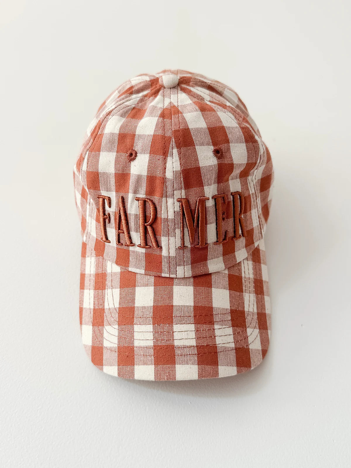 Far Mer by Whitney Clay Check Cap - front view