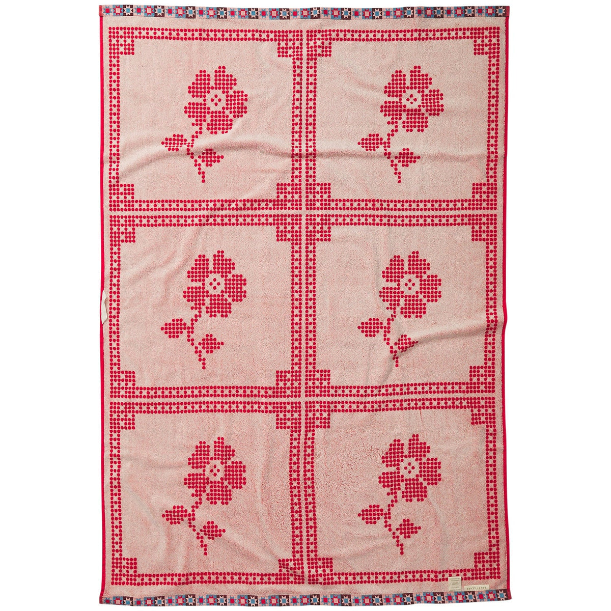 Sage x Clare | Bonny Bath Sheet - Poppy