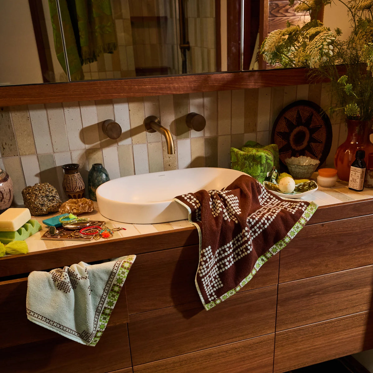 Sage x Clare | Bonny Hand Towel - Fluorite