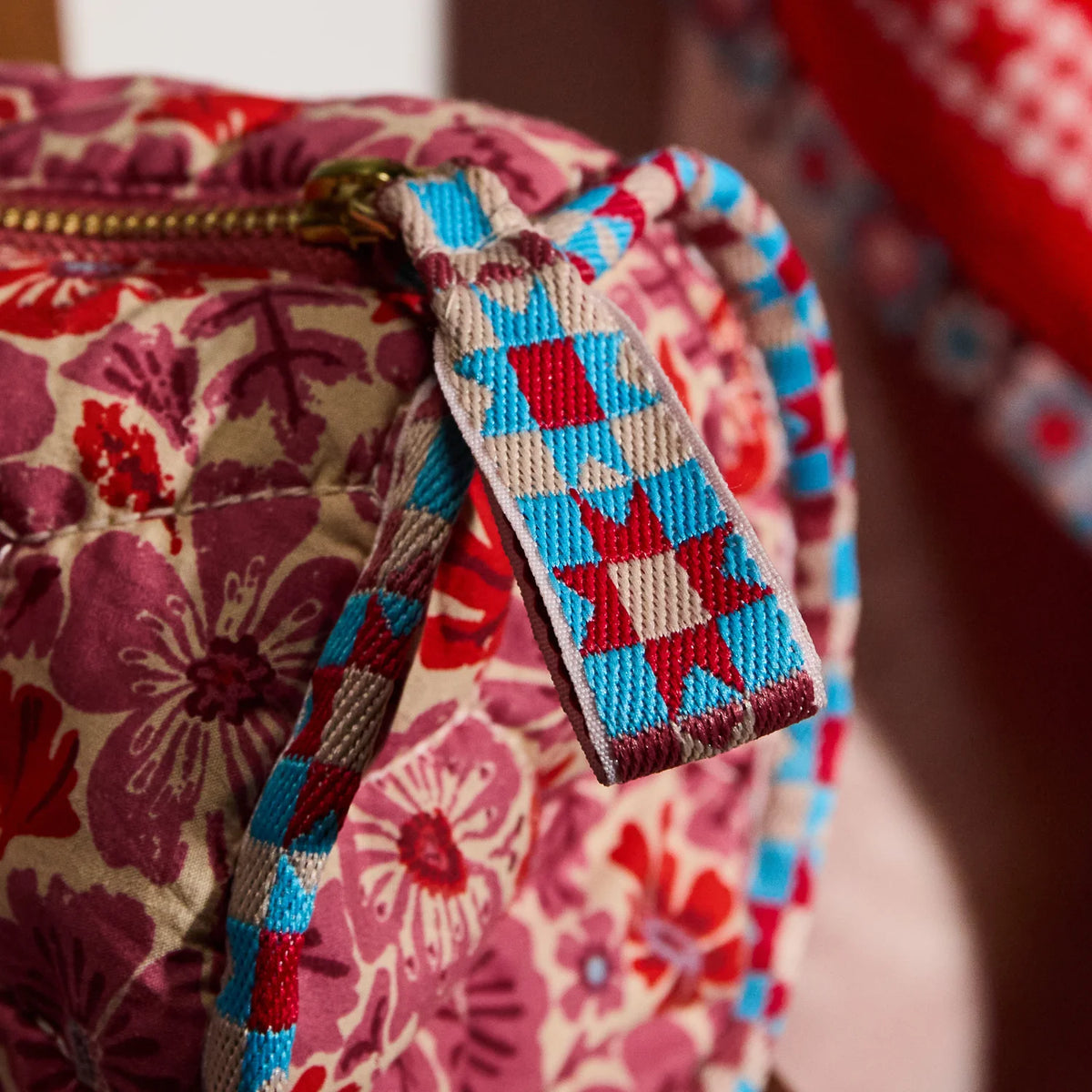Sage x Clare | Magnolia Makeup Bag - Poppy