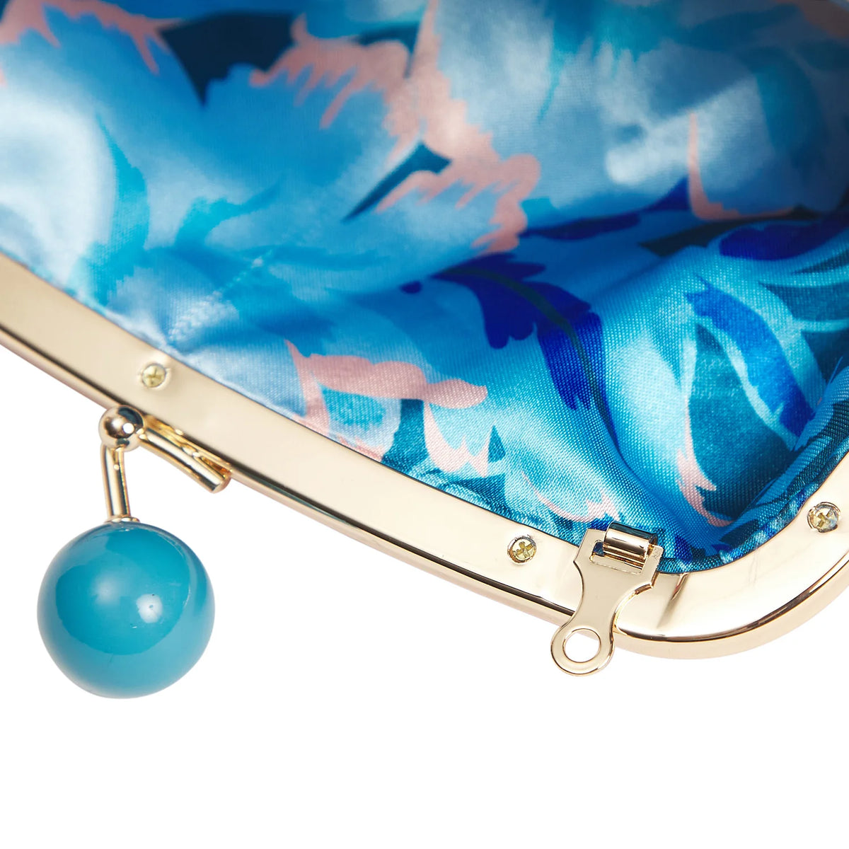 Sage x Clare  | Bonny Large Purse - Poppy