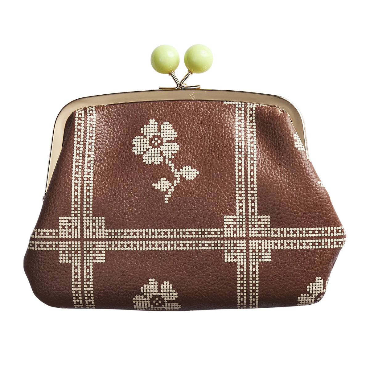 Sage x Clare  | Bonny Large Purse - Umber