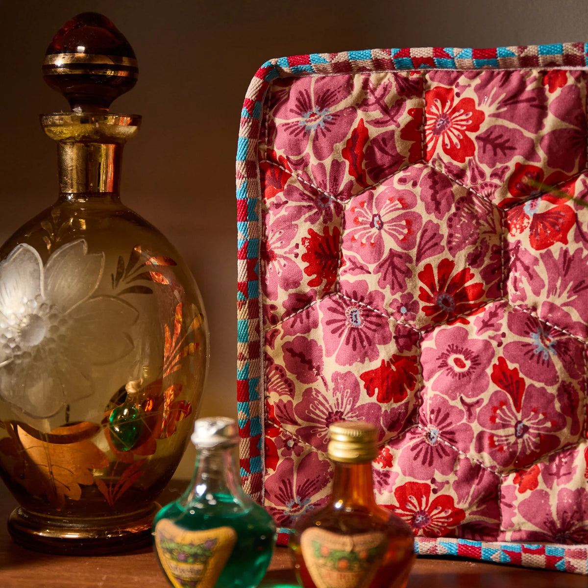 Sage x Clare | Magnolia Vanity  Bag - Poppy