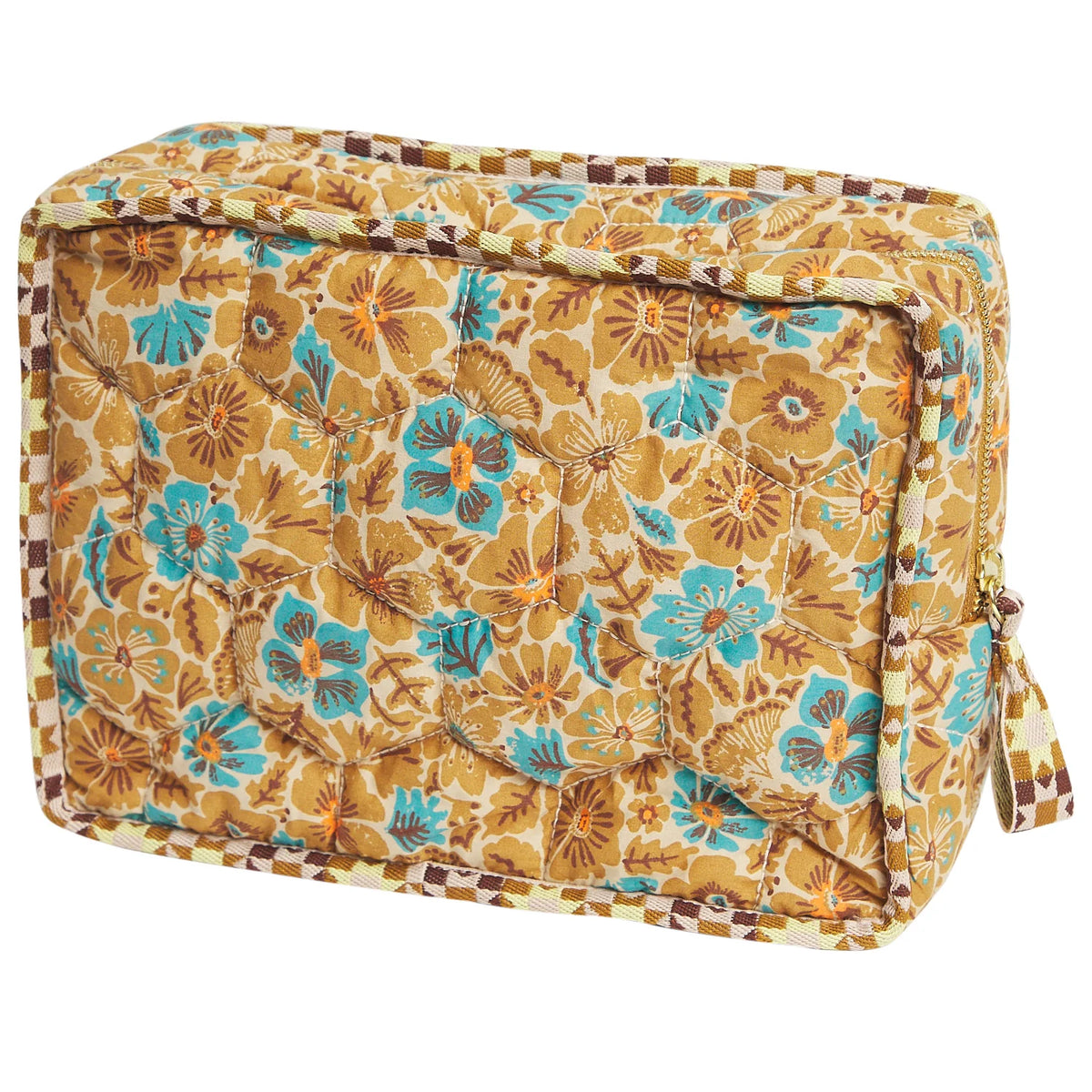 Sage x Clare | Magnolia Vanity  Bag - Turquoise