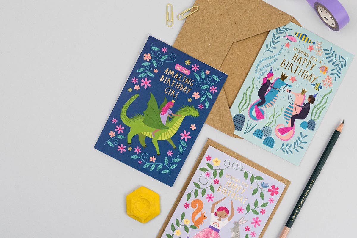 Mifkins | Under the Sea Kid's Birthday Card