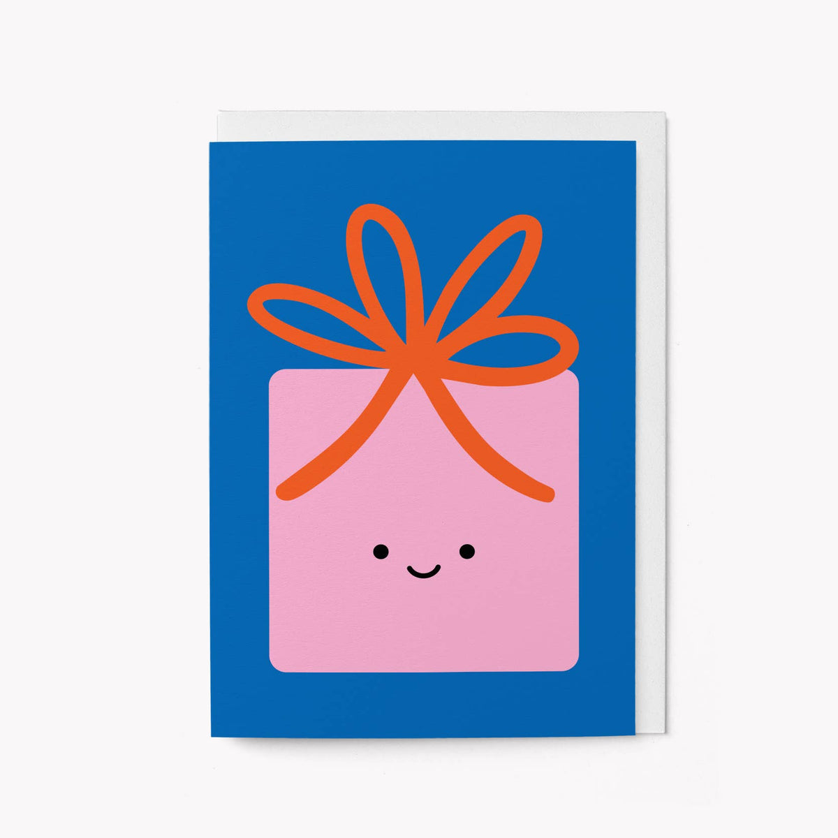 Graphic Factory - Happy birthday gift - Greeting Card — front view flat lay